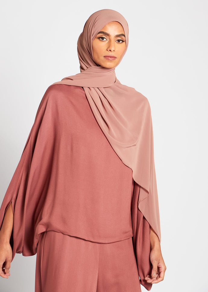 Batwing Jumpsuit Rosewood | Jumpsuits | Aab Modest Wear