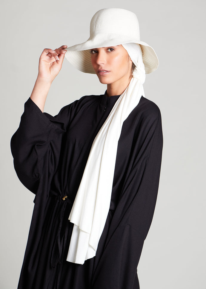 Drawcord Kaftan Black