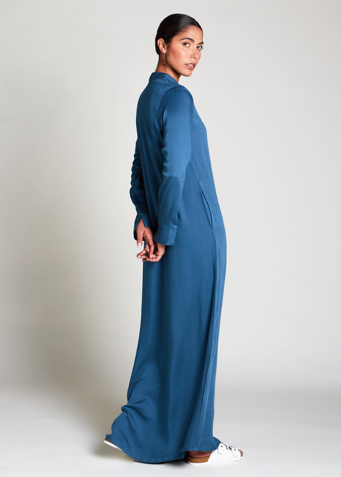 Mandarin Abaya China Blue