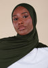 Dark Khaki Premium Jersey Hijab