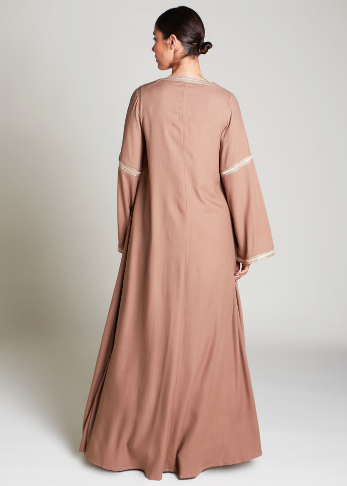 Beige Bisht | Abayas | Aab Modest Wear
