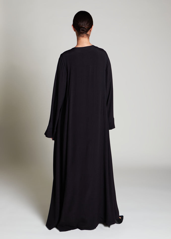 Lace Trim Kimono Black | Kimonos | Aab Modest Wear