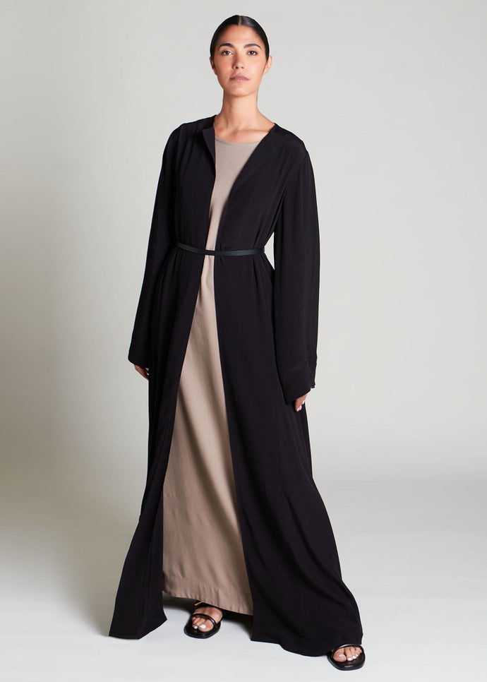 Lace Trim Kimono Black | Kimonos | Aab Modest Wear