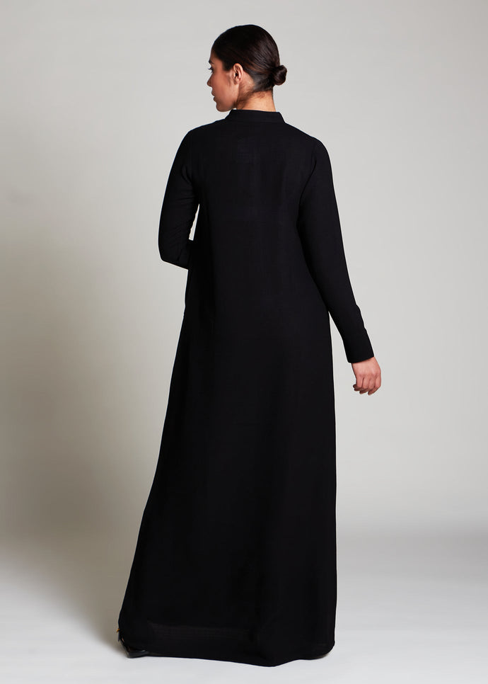 Black Linen Abaya | Abayas | Aab Modest Wear