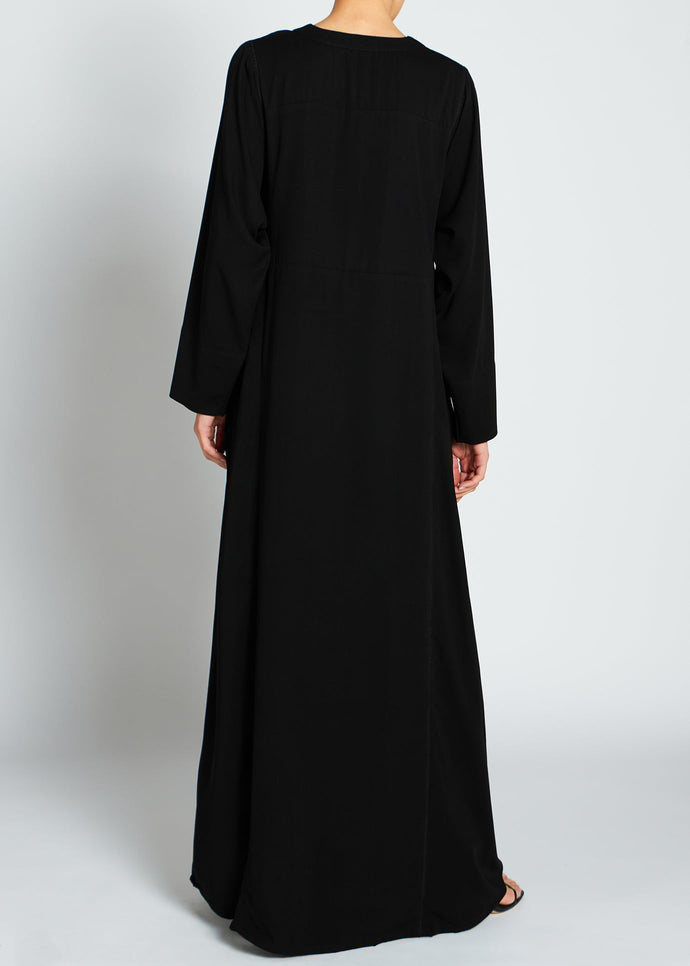 Kaftan Cut Abaya Black | Abayas | Aab Modest Wear