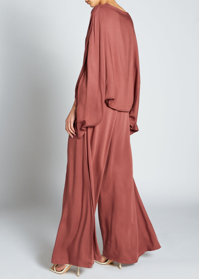 Batwing Jumpsuit Rosewood | Jumpsuits | Aab Modest Wear