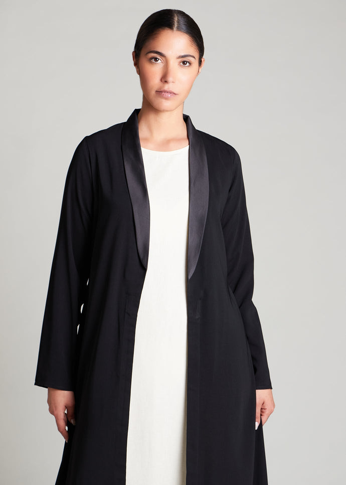 Long Jacket Black | Coats & Cover Ups | Aab Modest Wear