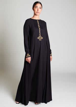 Atelier - Neroli Abaya Black Crepe | Abayas | Aab Modest Wear
