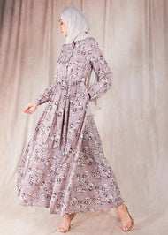 Mauve Magnolia Maxi Dress - Final Sale