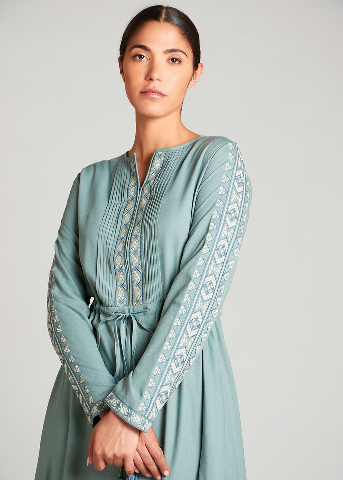 Sakhra Abaya Sage | Abayas | Aab Modest Wear