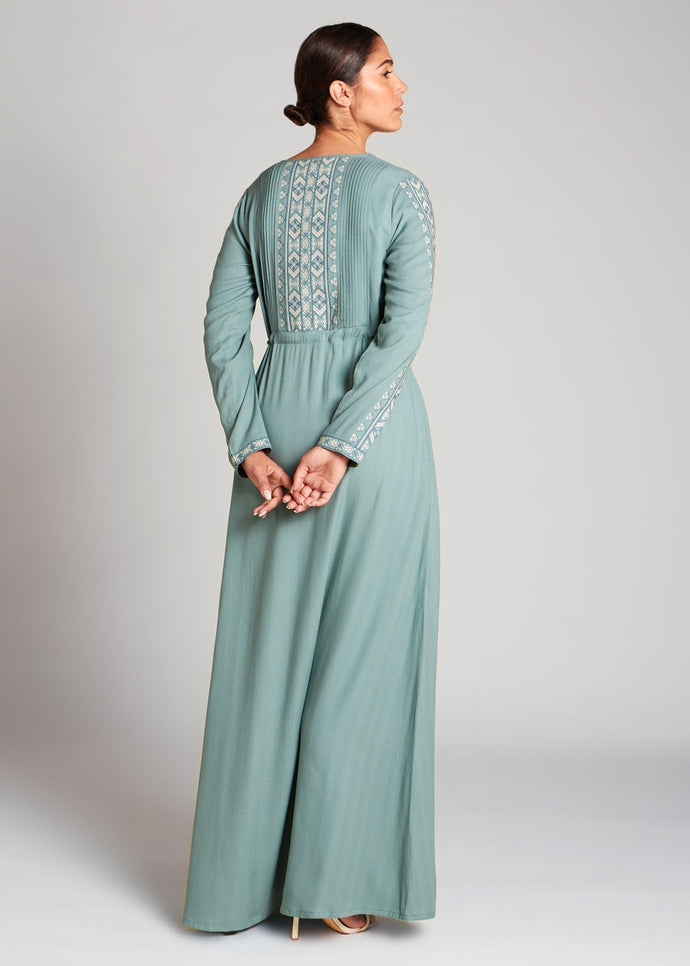 Sakhra Abaya Sage | Abayas | Aab Modest Wear