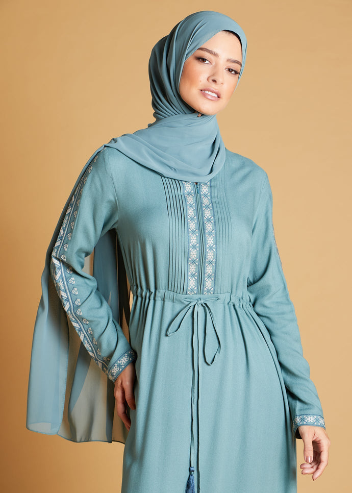 Sakhra Abaya Sage | Abayas | Aab Modest Wear