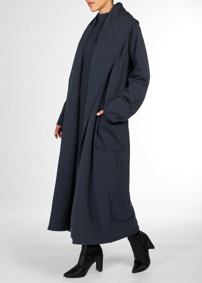 Cozy Fleece Cover Up Navy | Coats & Cover Ups | Aab Modest Wear