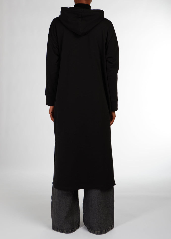 Cozy Fleece Hoody Black | coats & Cover Ups | Aab modest Wear