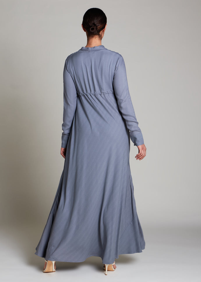 Samsara Abaya Dark Grey | Abayas | Aab Modest Wear