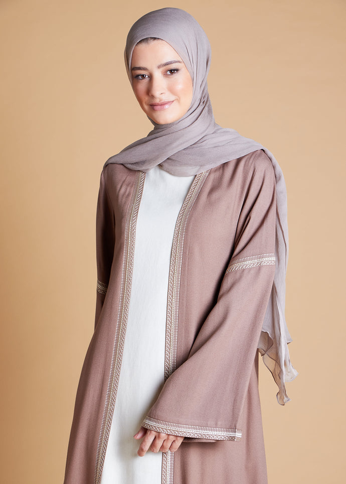 Beige Bisht | Abayas | Aab Modest Wear