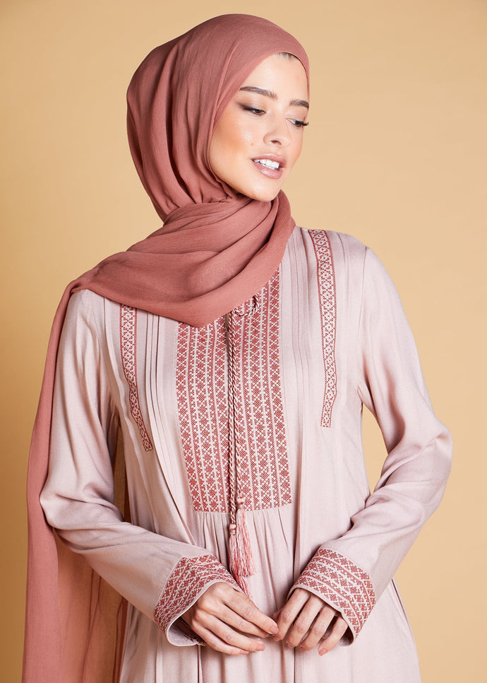 Cordoba Cross Stitch Abaya | Abayas | Aab Modest Wear