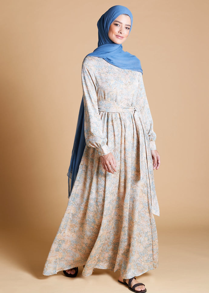 Watercolour Maxi Dress | Maxi Dresses | Aab Modest Wear