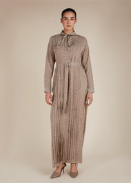Polka & Pleats Maxi