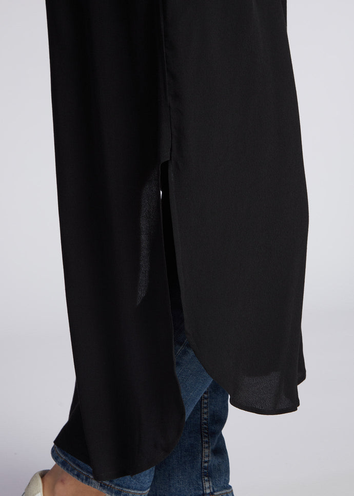 Belted Shirt Dress Black | Shirt Dresses | Aab Modest Wear
