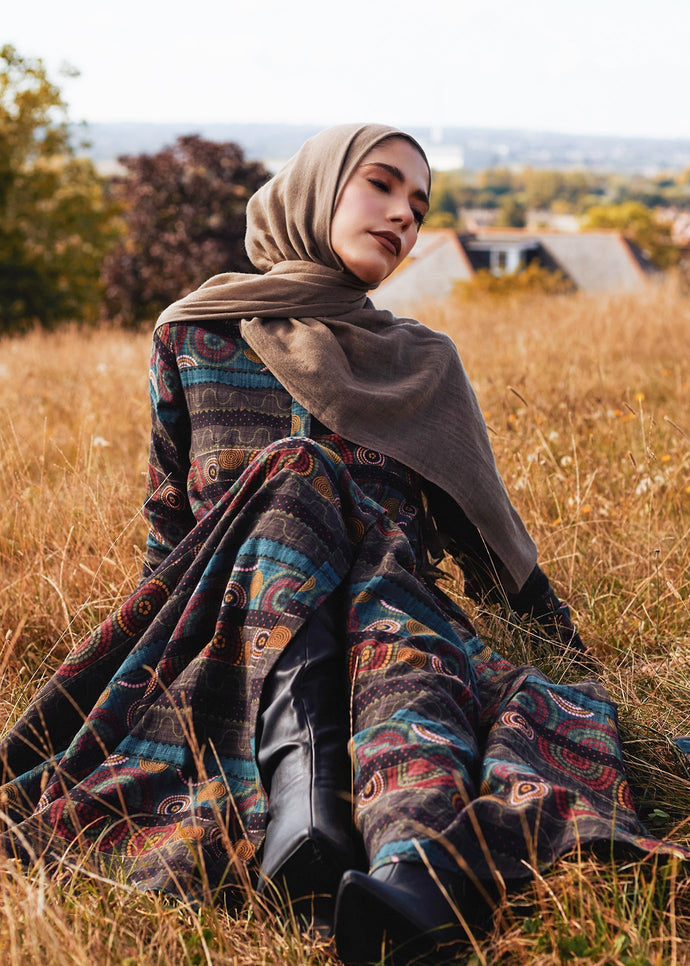 Retro Print Maxi