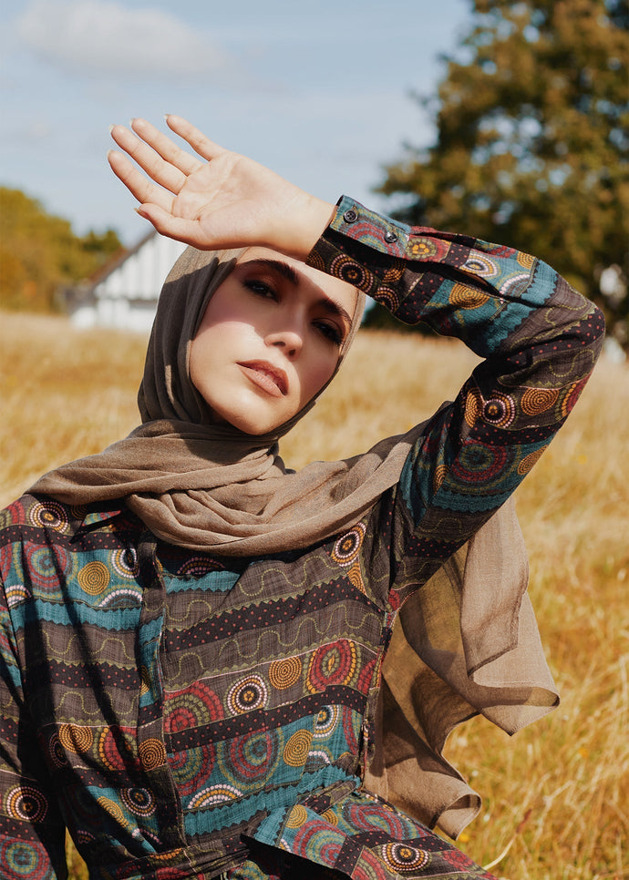 Retro Print Maxi