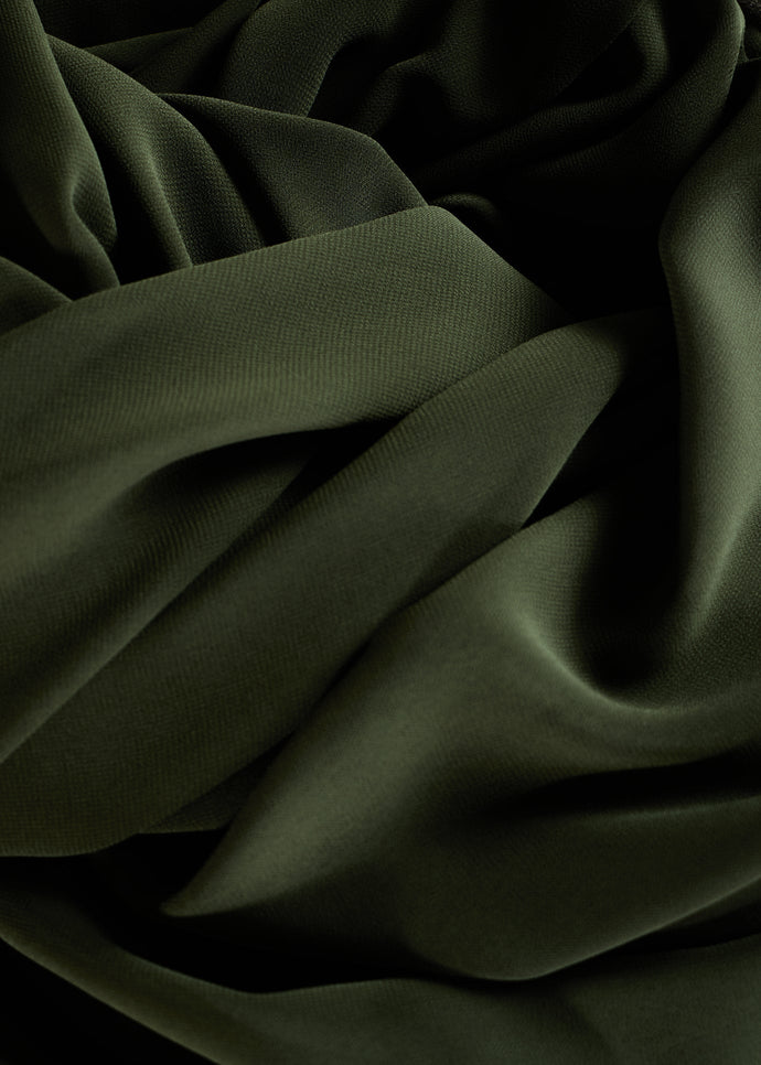 Khaki Crepe Hijab