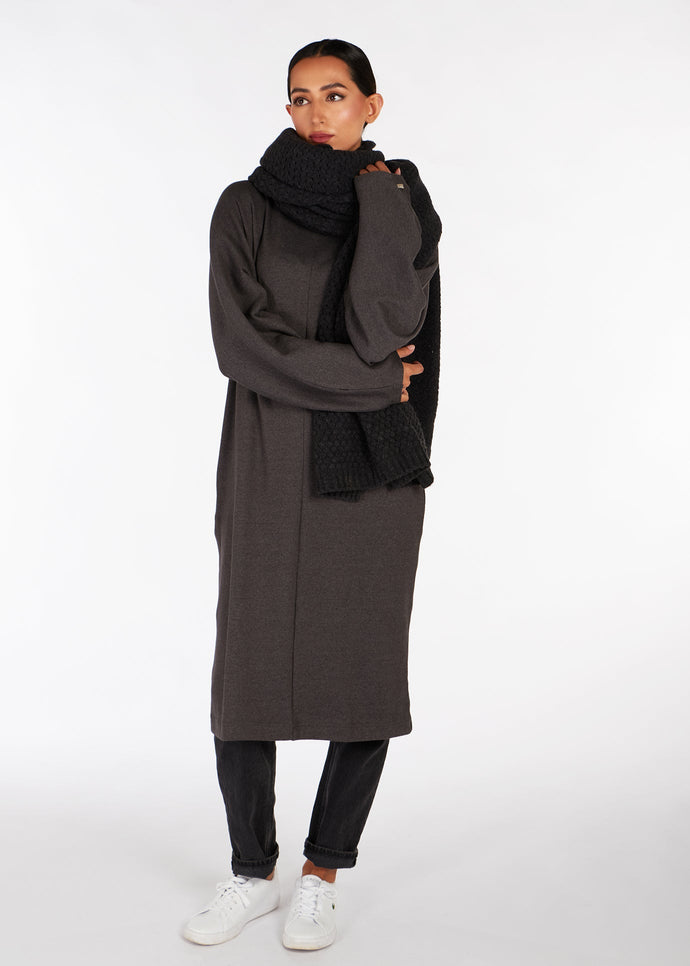 Loose Fit Knit Midi Charcoal