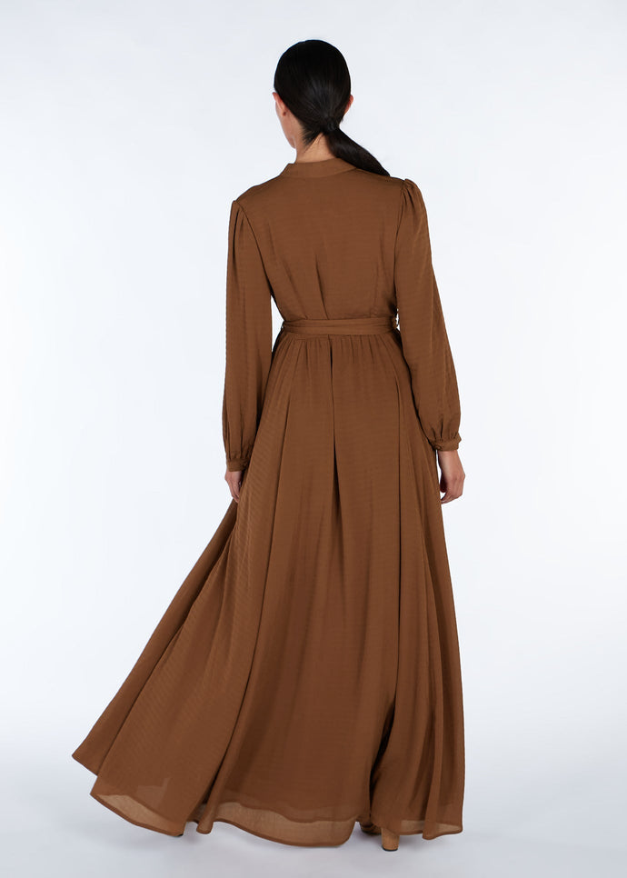 Flared Maxi Beige | Maxi Dresses | Aab Modest Wear