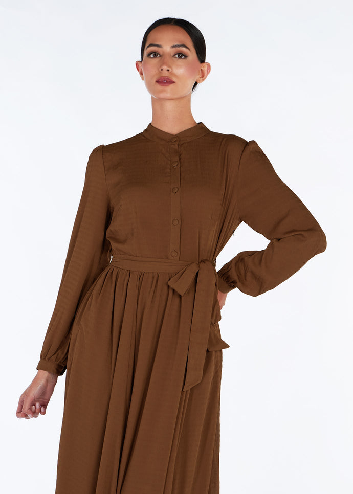 Flared Maxi Beige | Maxi Dresses | Aab Modest Wear