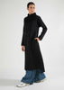 Funnel Neck Midi Black