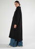 Funnel Neck Midi Black