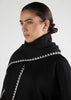 Funnel Neck Midi Black