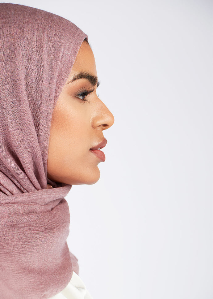 Premium Soft Wool Hijab Mauve