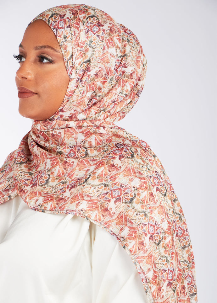 Aztec Print Hijab