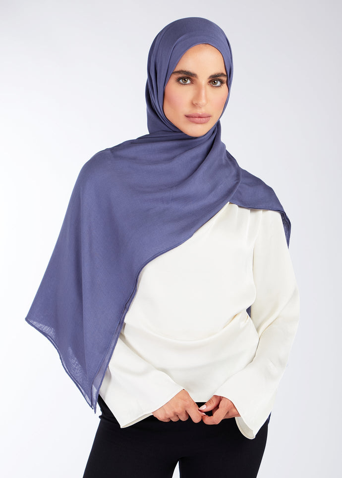 Indigo Blue Modal Hijab