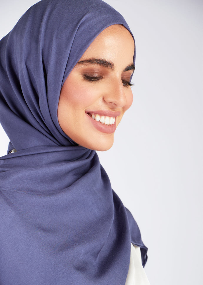 Indigo Blue Modal Hijab