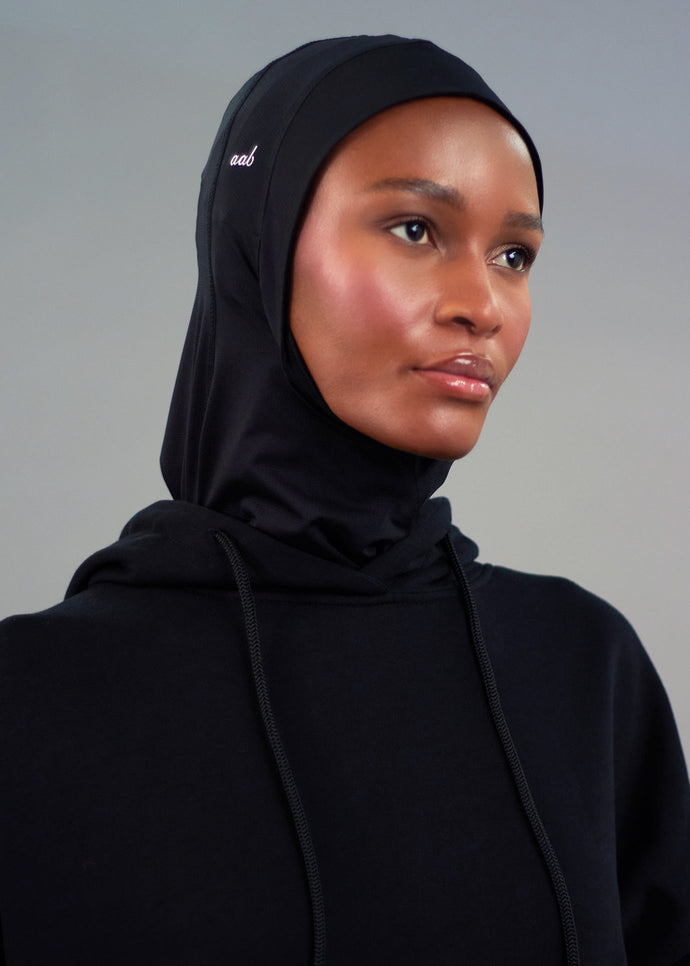 Cozy Fleece Hoody Black | coats & Cover Ups | Aab modest Wear