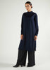 Mid Length Cozy Midi Navy