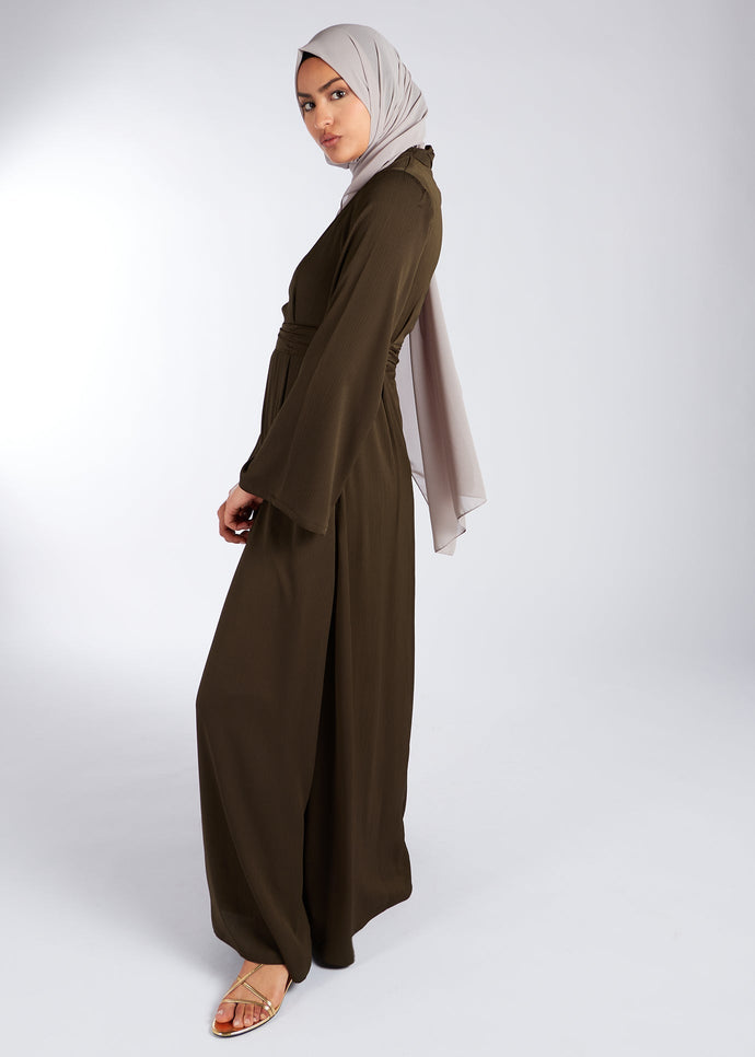 Rayie Abaya Brown | Abayas | Aab Modest Wear