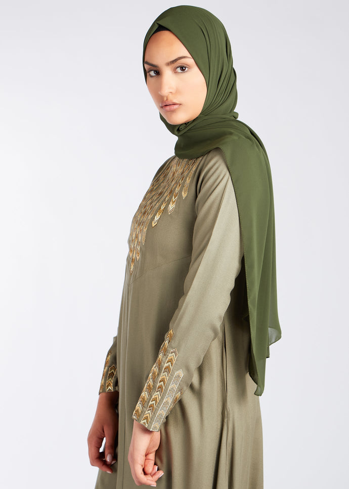 Sahm Abaya Ivy Green