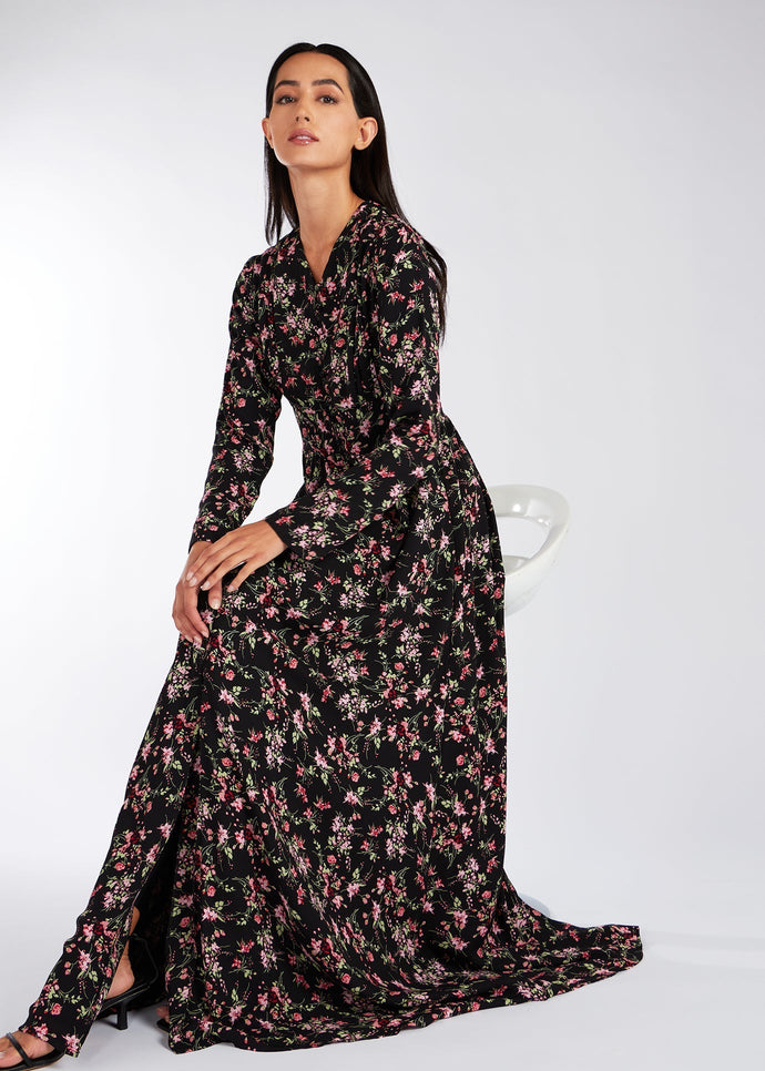 Smock Waist Maxi Dress | Maxi Dresses | Aab Modest Wear
