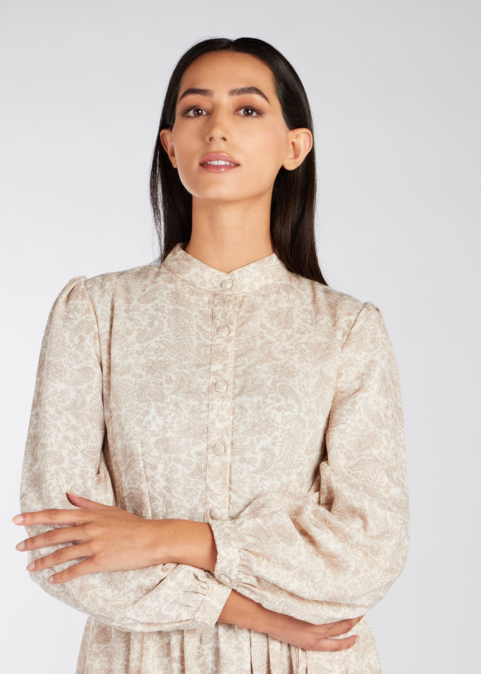 Hazy Paisley Maxi Dress | Maxi Dresses | Aab Modest Wear
