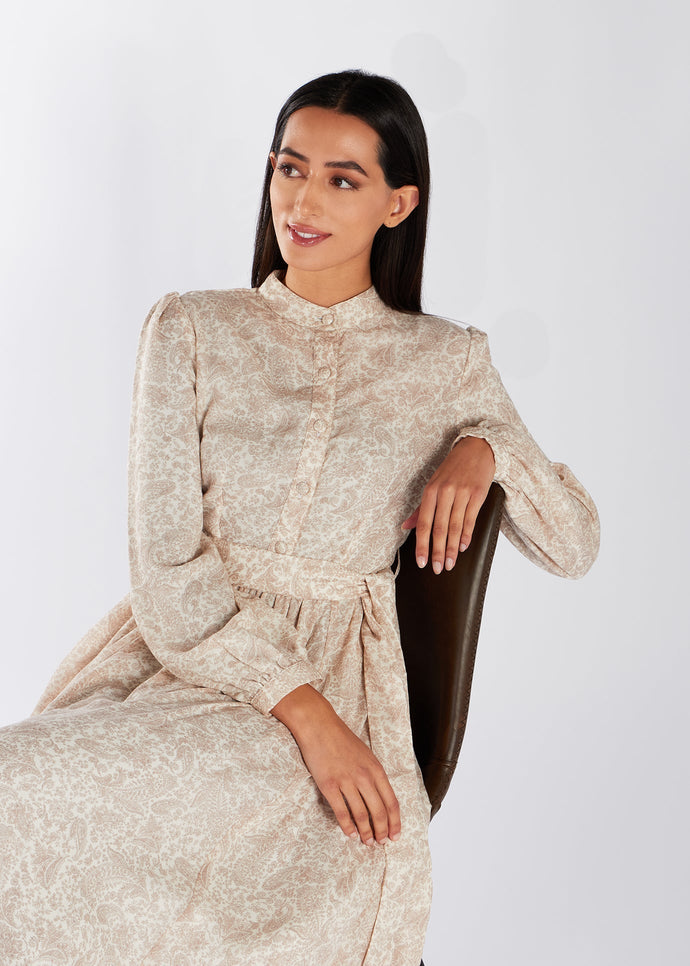 Hazy Paisley Maxi Dress | Maxi Dresses | Aab Modest Wear