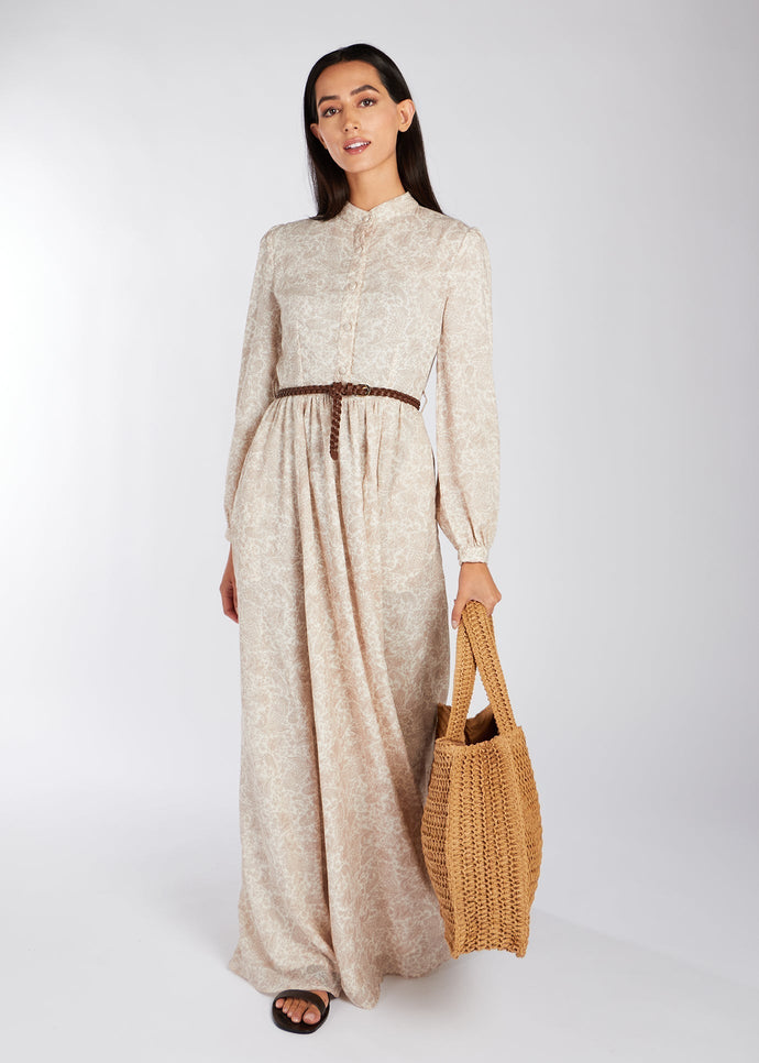 Hazy Paisley Maxi Dress | Maxi Dresses | Aab Modest Wear