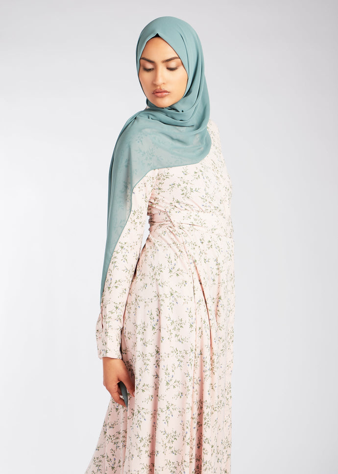 Mini Floral Maxi Dress | Maxi Dresses | Aab Modest Wear