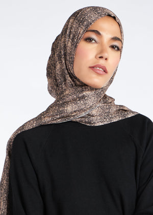 Lace Print Hijab