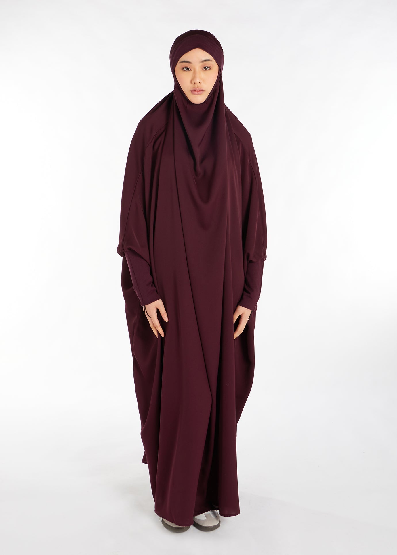 Jilbab Maroon Prayer Outfit Modest Prayer Outfit Aab Modest Wear