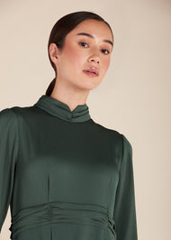 Rayie Abaya Dark Green - Final Sale