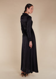Self Print Satin Maxi - Final Sale